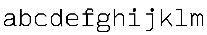 BVHAntoPlotMono Light FONT