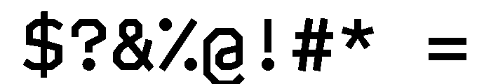 BVHAntoPlotMono Medium Font OTHER CHARS