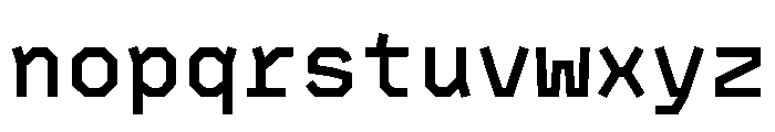 BVHAntoPlotMono Medium Font LOWERCASE