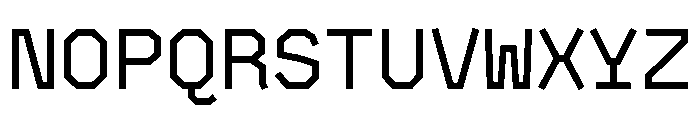 BVHAntoPlotMono Regular Font UPPERCASE