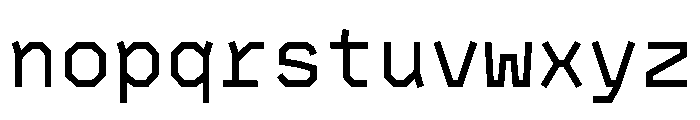 BVHAntoPlotMono Regular Font LOWERCASE