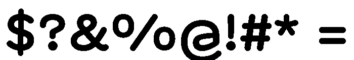BVHAntoRounded Bold Font OTHER CHARS