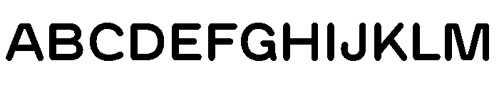 BVHAntoRounded Bold Font UPPERCASE
