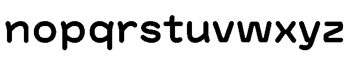 BVHAntoRounded Bold Font LOWERCASE