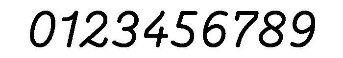 BVHAntoRounded Italic Font OTHER CHARS