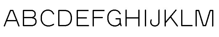 BVHAntoRounded Light Font UPPERCASE