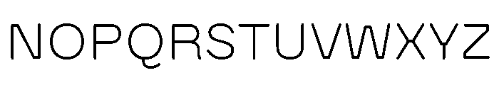 BVHAntoRounded Light Font UPPERCASE