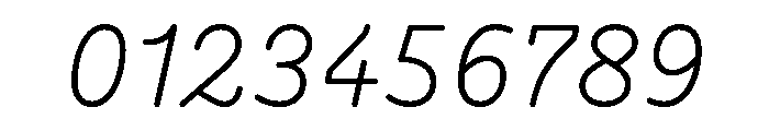BVHAntoRounded LightItalic Font OTHER CHARS