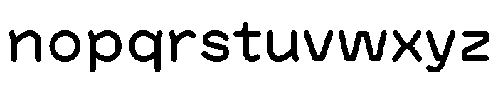 BVHAntoRounded Medium Font LOWERCASE