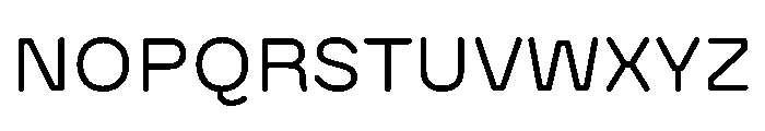 BVHAntoRounded Regular Font UPPERCASE