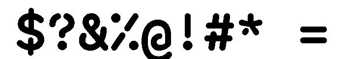 BVHAntoRoundedAir Bold Font OTHER CHARS
