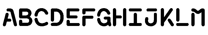 BVHAntoRoundedAir Bold Font UPPERCASE