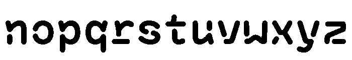 BVHAntoRoundedAir Bold Font LOWERCASE