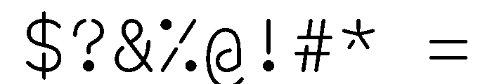BVHAntoRoundedAir Light Font OTHER CHARS