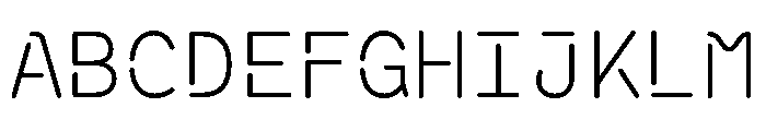 BVHAntoRoundedAir Light Font UPPERCASE