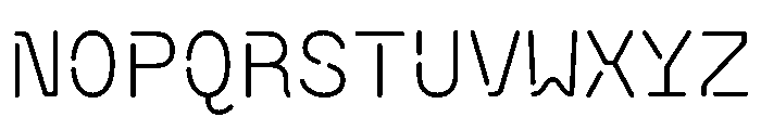 BVHAntoRoundedAir Light Font UPPERCASE