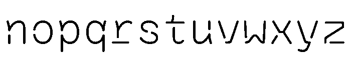 BVHAntoRoundedAir Light Font LOWERCASE