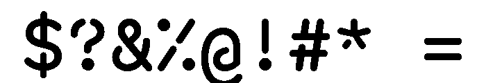 BVHAntoRoundedAir Medium Font OTHER CHARS