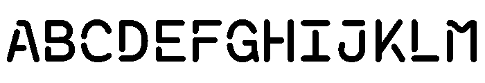 BVHAntoRoundedAir Medium Font UPPERCASE