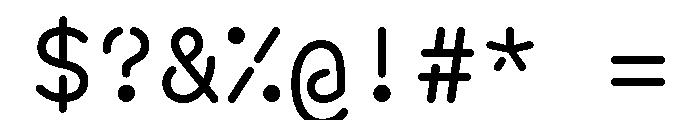 BVHAntoRoundedAir Regular Font OTHER CHARS