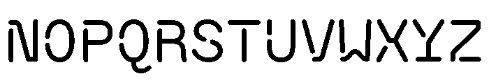 BVHAntoRoundedAir Regular Font UPPERCASE