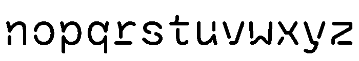 BVHAntoRoundedAir Regular Font LOWERCASE