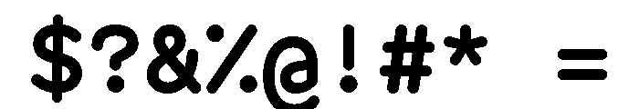 BVHAntoRoundedMono Bold Font OTHER CHARS