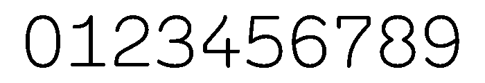 BVHAntoRoundedMono Light Font OTHER CHARS