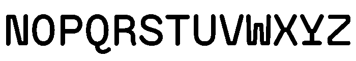 BVHAntoRoundedMono Medium Font UPPERCASE
