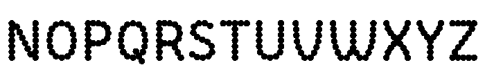BVHBDot Bold Font UPPERCASE