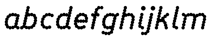 BVHBDot BoldItalic FONT