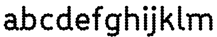 BVHBDot Bold FONT