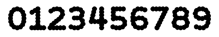 BVHBDot ExtraBold Font OTHER CHARS