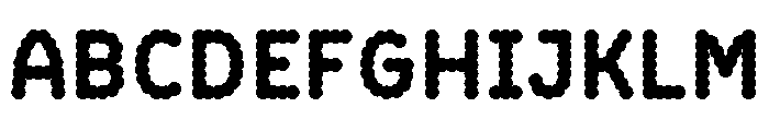 BVHBDot ExtraBold Font UPPERCASE