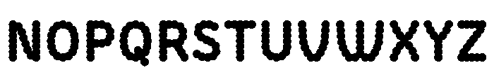 BVHBDot ExtraBold Font UPPERCASE