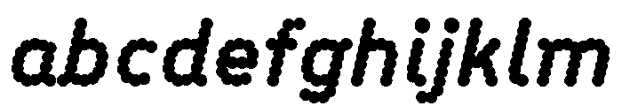 BVHBDot ExtraBoldItalic FONT