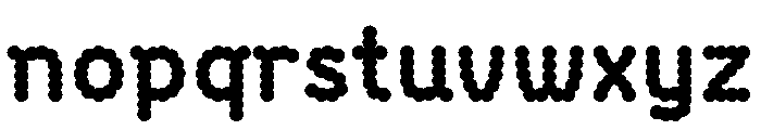 BVHBDot ExtraBold Font LOWERCASE