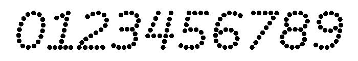 BVHBDot Italic Font OTHER CHARS
