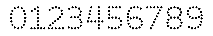 BVHBDot Light Font OTHER CHARS