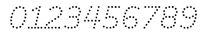 BVHBDot ThinItalic Font OTHER CHARS