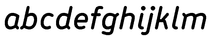 BVHBLine BoldItalic FONT