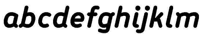 BVHBLine ExtraBoldItalic FONT