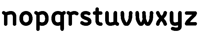 BVHBLine ExtraBold Font LOWERCASE