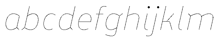 BVHBLine ExtraThinItalic FONT