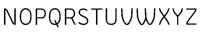 BVHBLine Light Font UPPERCASE