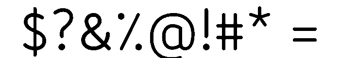 BVHBLine Regular Font OTHER CHARS