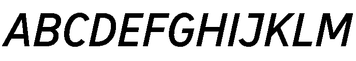 BVHBaldinger BoldItalic 6fa55580 Font UPPERCASE