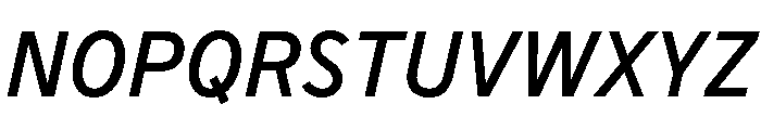 BVHBaldinger BoldItalic 6fa55580 Font UPPERCASE