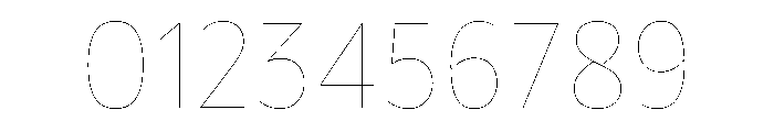 BVHBaldinger ExtraHairline Font OTHER CHARS