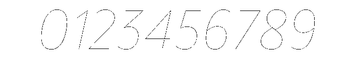 BVHBaldinger ExtraHairlineItalic Font OTHER CHARS